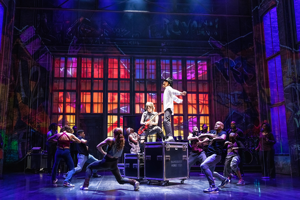 Elijah Rhea Johnson in MJ The Musical (©Matthew Murphy)