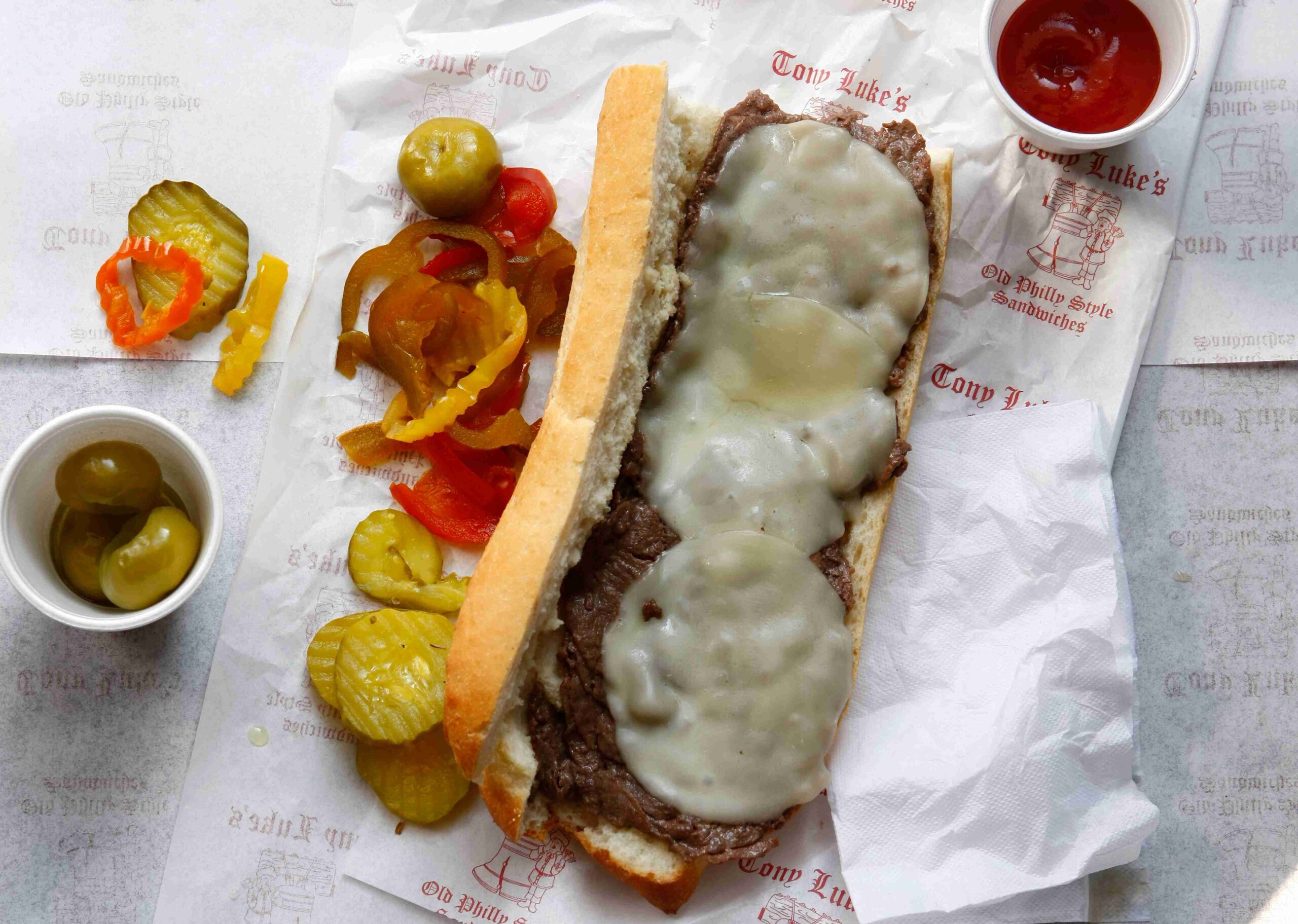Tony Lukes- Provolone Steak (Photo by J. Varney for VISIT PHILADELPHIA®)